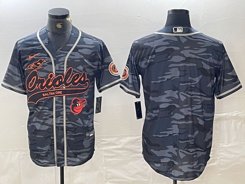 Men Baltimore Orioles Blank Camo Jointly 2024 Nike MLB Jersey style 2->baltimore orioles->MLB Jersey